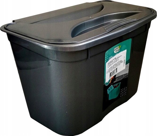 Wiaderko wiszące z/p 5 l - SZARE 270X180X170MM