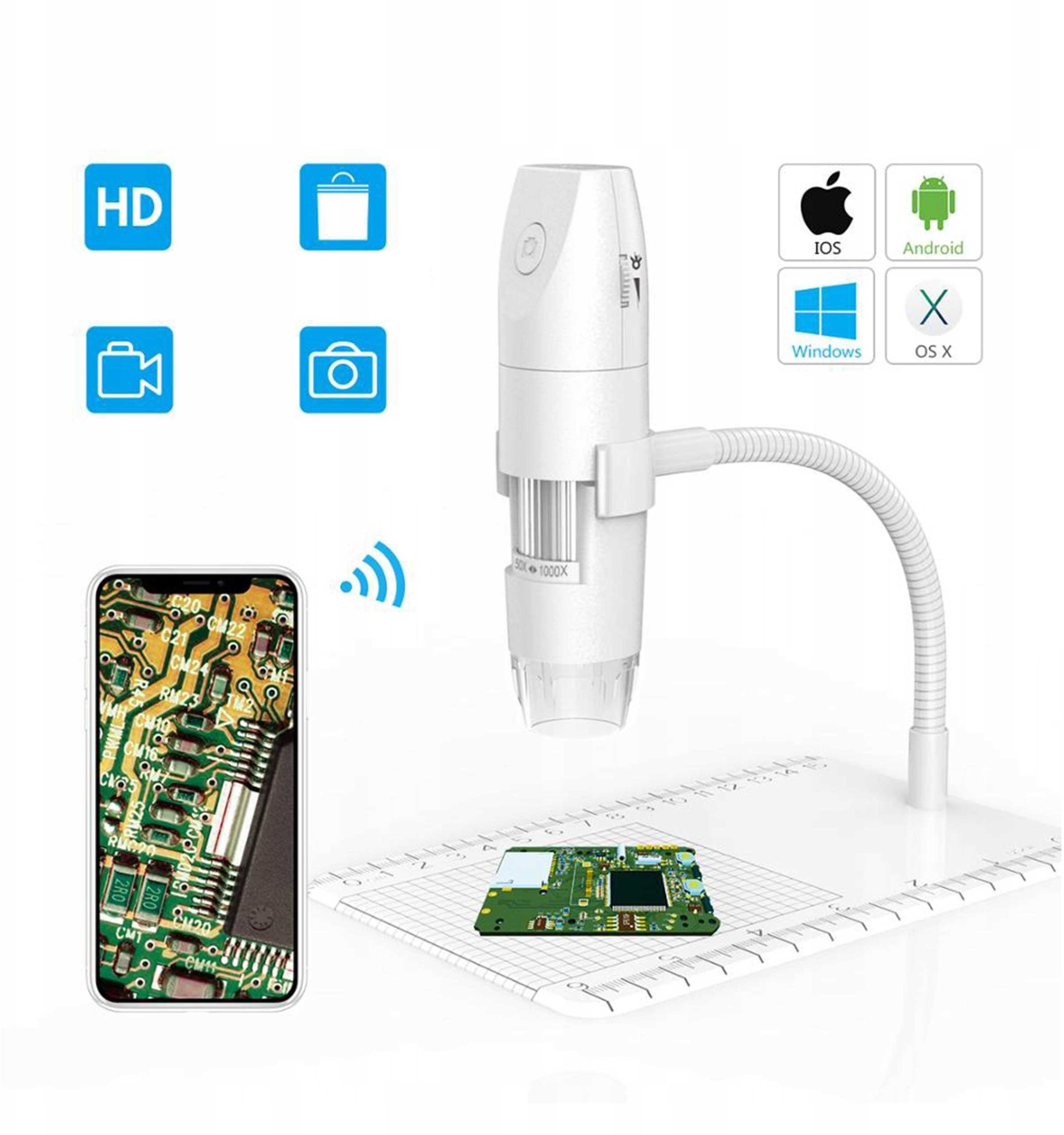 Inskam 316 Mikroskop cyfrowy LCD 1000X WIFI