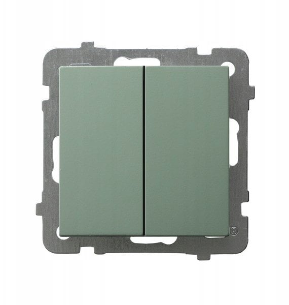 Ospel Podwójny łącznik krzyżowy matowy zielony ŁP-19G/m/84