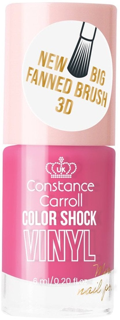 Constance Carroll Color Shock Lakier do paznokci z winylem Mini 6ml Pink Candy (12)