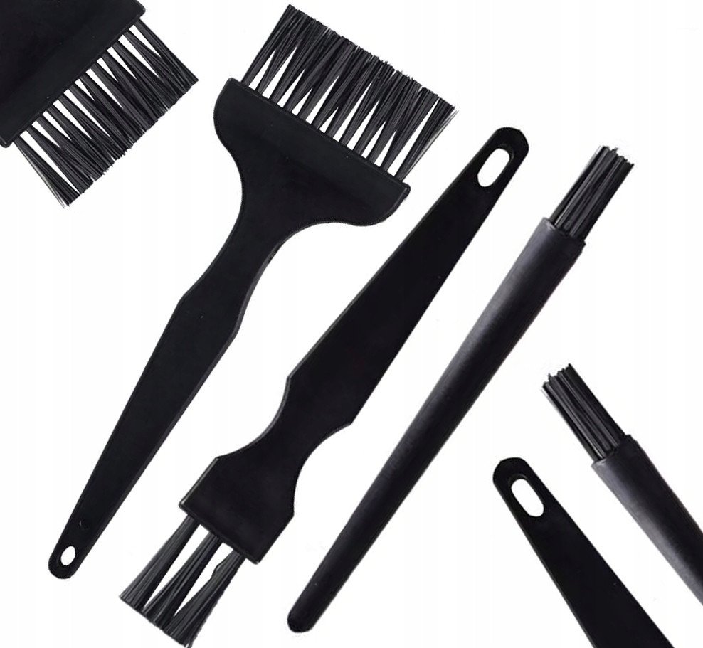 ZESTAW 3x SZCZOTKA ANTYSTATYCZNY PĘDZELEK PĘDZEL ESD DO ELEKTRONIKI PCB