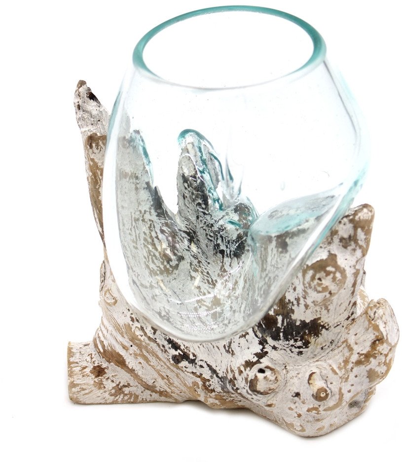 Szklana Misa Wtopiona w Drewno - Średnia Misa