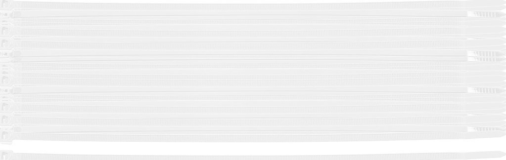 Neo Opaski zaciskowe EXTREME 4.8 × 300 mm, białe, 100 szt.
