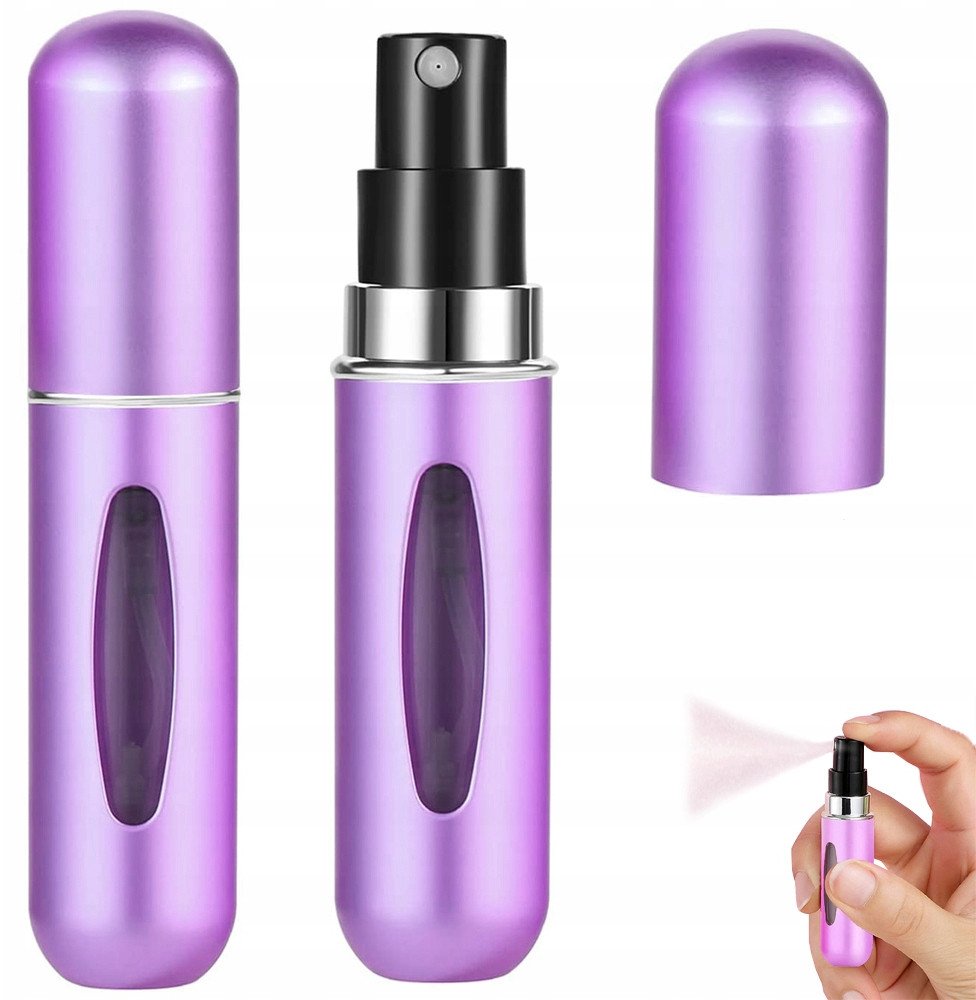 Atomizer 5ml do perfum - dozownik podróżny - zestaw 4 szt. od medlight.pl