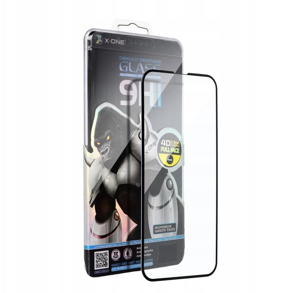 Szkło hartowane X-ONE Full Cover Extra Strong Crystal Clear - do Samsung S24 FE (full glue) czarny