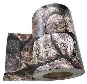 Home Styling Collection Osłona balkonowa, motyw Kamienie, mata na taras, balkon, 75 x 445 cm