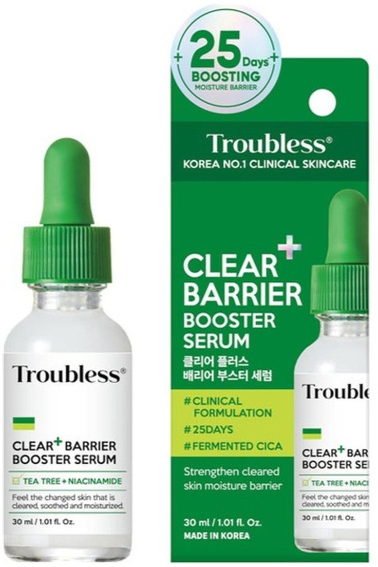 Troubless Clear barrier plus booster serum wzmacniające barierę ochronną serum do twarzy 30ml