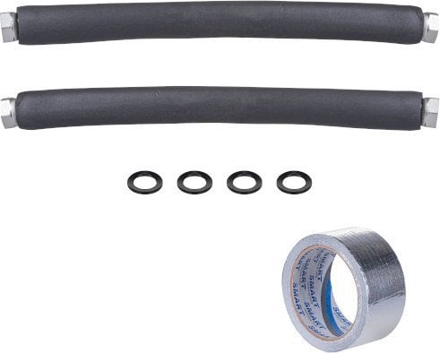 Alkotest ZESTAW 2 SZTUK WĘŻY DN25 Z NAKRĘTKAMI 5/4"/5/4" Z IZOLACJĄ UV 9MM L= 0,70 FPWS // WPPC.F.070.5/4"