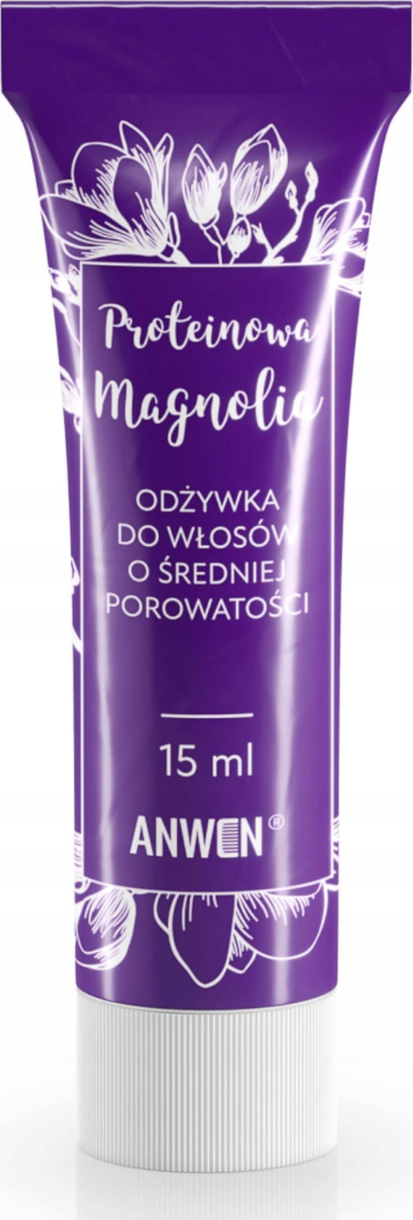 Anwen ANWEN_Odżywka do włosów o średniej porowatości Proteinowa Magnolia 15ml