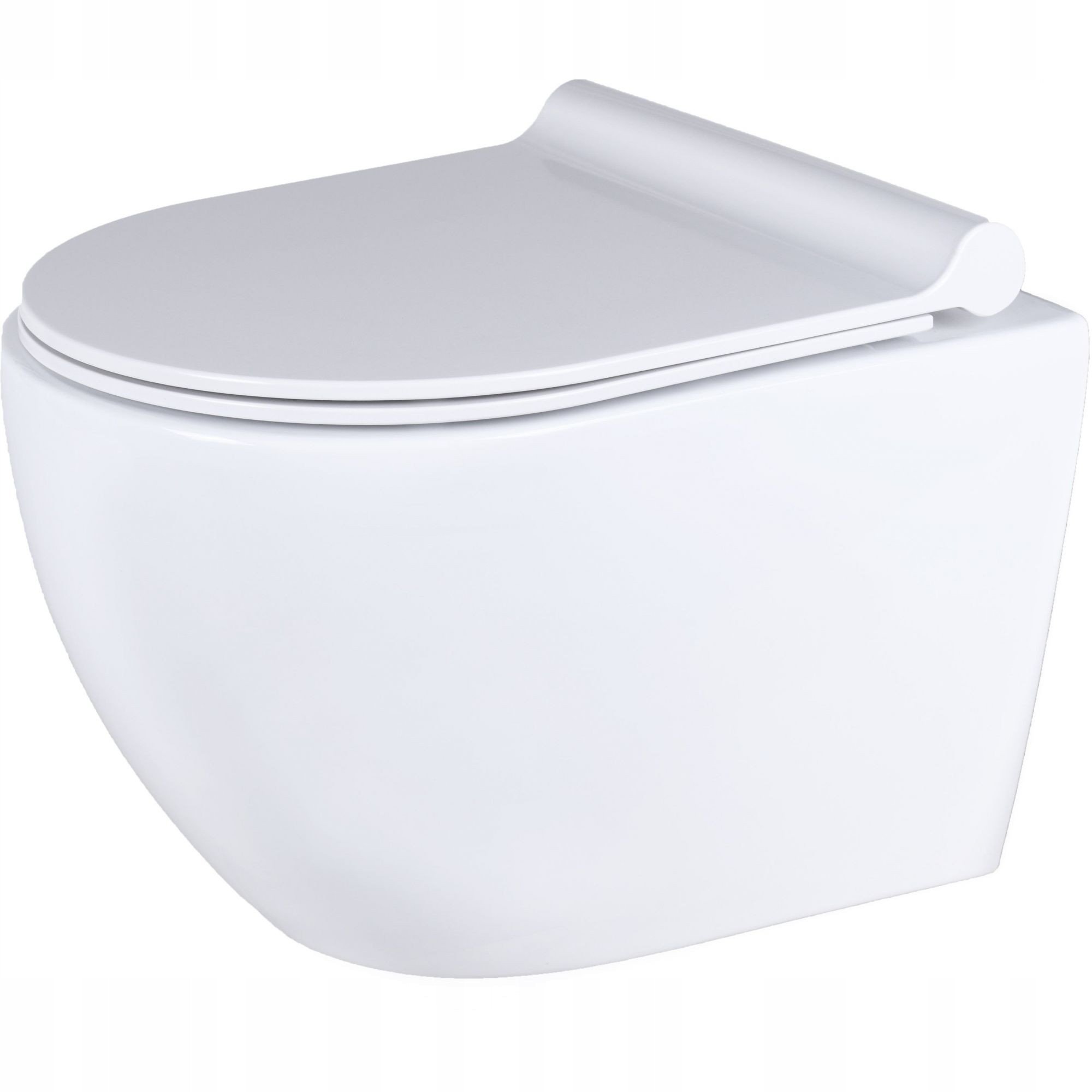 CE-MW-004-11-50-RIM / AQUAFORM / ALICANTE / MISKA WISZĄCA RIMLESS Z DESKĄ DUROPLAST SLIM WOLNOOPADAJĄCĄ /