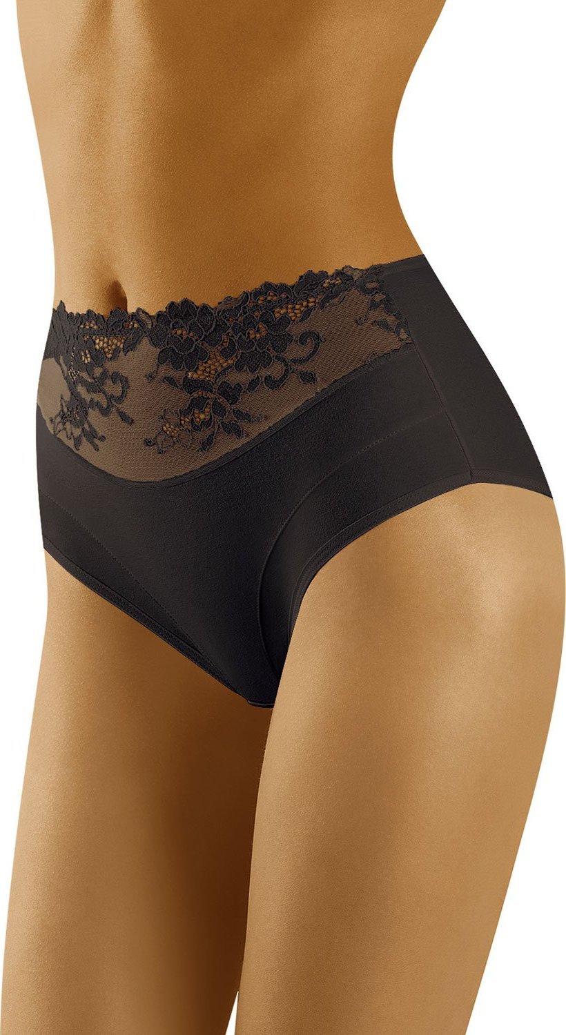 Wolbar Wol-Bar Eco-Hi czarny M Majtki wysokie figi