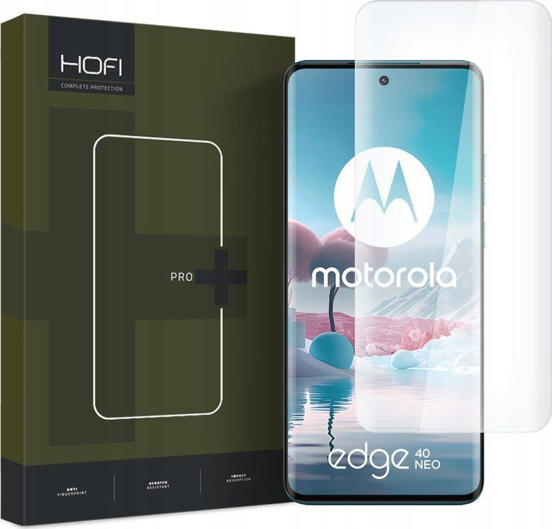 Hofi Szkło Hartowane 5D UV MOTOROLA EDGE 40 NEO Hofi UV Glass Pro+ Clear