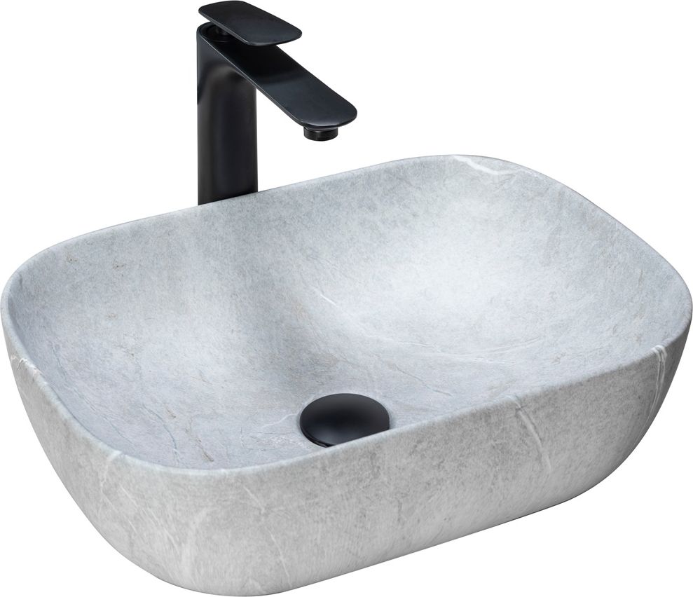 Umywalka Rea Umywalka Nablatowa Livia Szara Rea