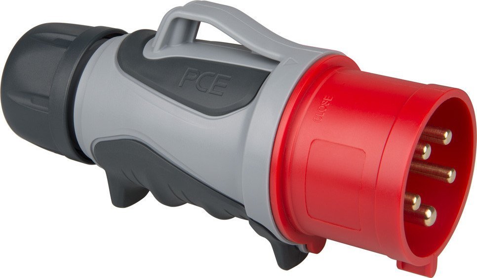PCE Wtyczka przenośna zwrotnica faz 32A 5P 6h GRIP TT