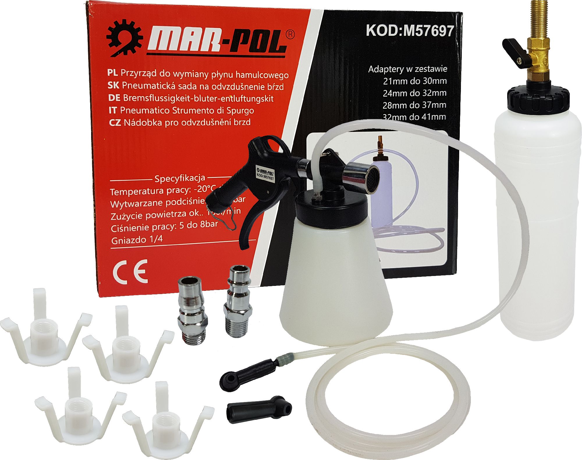Mar-Pol Przyrząd do wymiany płynu hamulcowego (M57697)