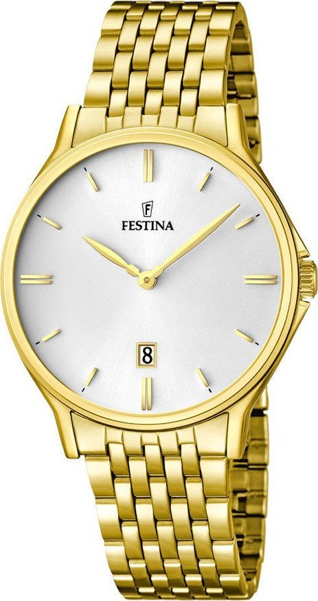 Zegarek Festina Zegarek męski Festina F16746-1 złoty