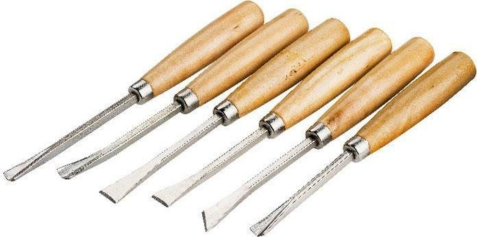 Drel DREL DŁUTA DO DREWNA RZEŹBIARSKIE 6szt.
