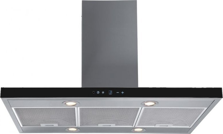 Okap Toflesz OK-6 ETNA ISLAND 60CM OKAP WYSPOWY CZARNE SZKŁO 850m3/h