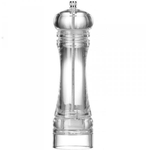 Młynek do mielenia soli akrylowy przezroczysty śr. 60 x 215 mm - Hendi 469675