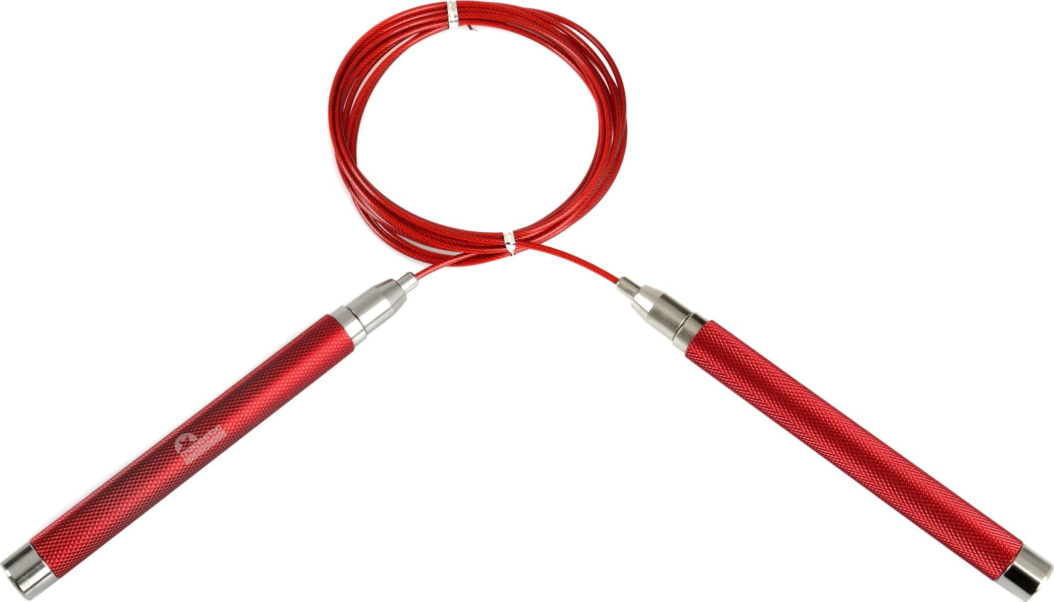 Skakanka stalowa Majestic Sport Self-Locking czerwona