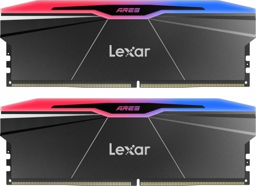 Pamięć Lexar Ares RGB Gen2, DDR5, 32 GB, 7600MHz, CL36 (LD5U16G76C36BR-RGD)