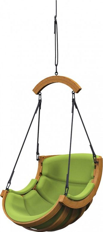 Elior Zielony fotel wiszący na taras - Pasos 7X