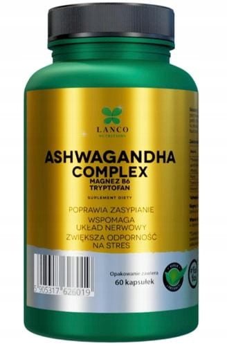 Lanco Ashwagandha Complex 60 kapsułek one size