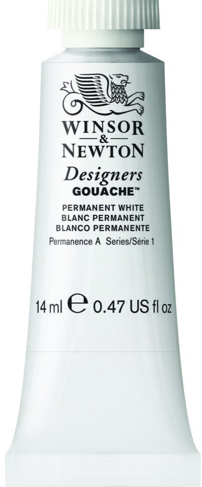 Designers Gouache 14ml Permanent White 512