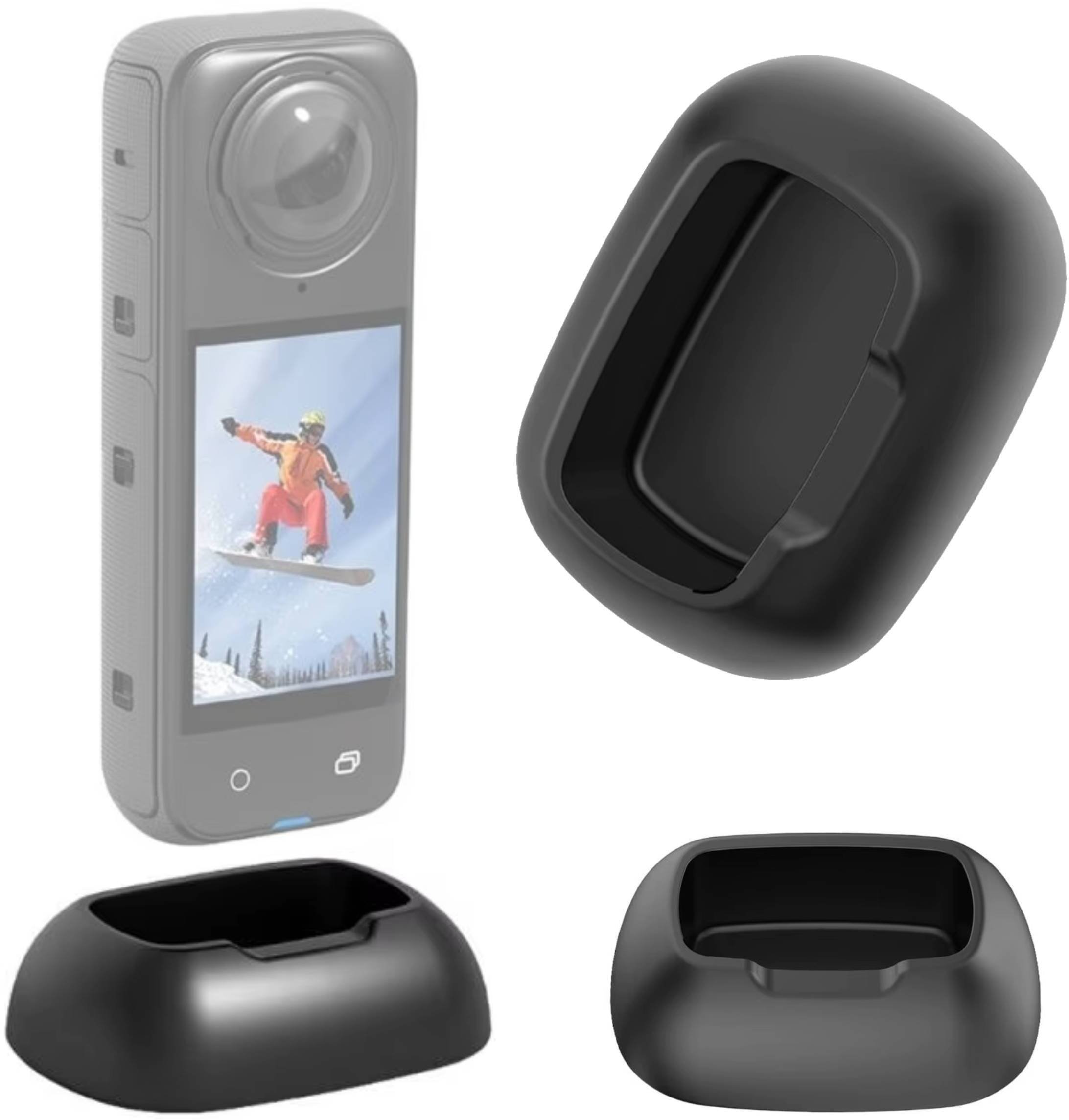 SILIKONOWA PODSTAWKA STABILIZUJĄCA UCHWYT ANTYPOŚLIZGOWY DO KAMERY INSTA360 X4