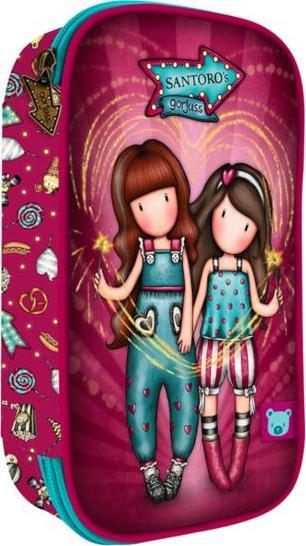 Piórnik Santoro Rozkładany 4-Częściowy Piórnik z Wyposażeniem