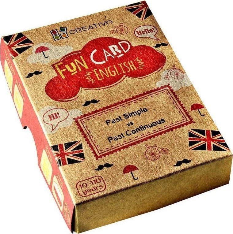 Creativo Fun Card English Past Simple vs Past Continuous