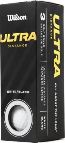 Wilson Staff morele Piłki golfowe Wilson ULTRA Distance (białe, model 2023), 3 szt.