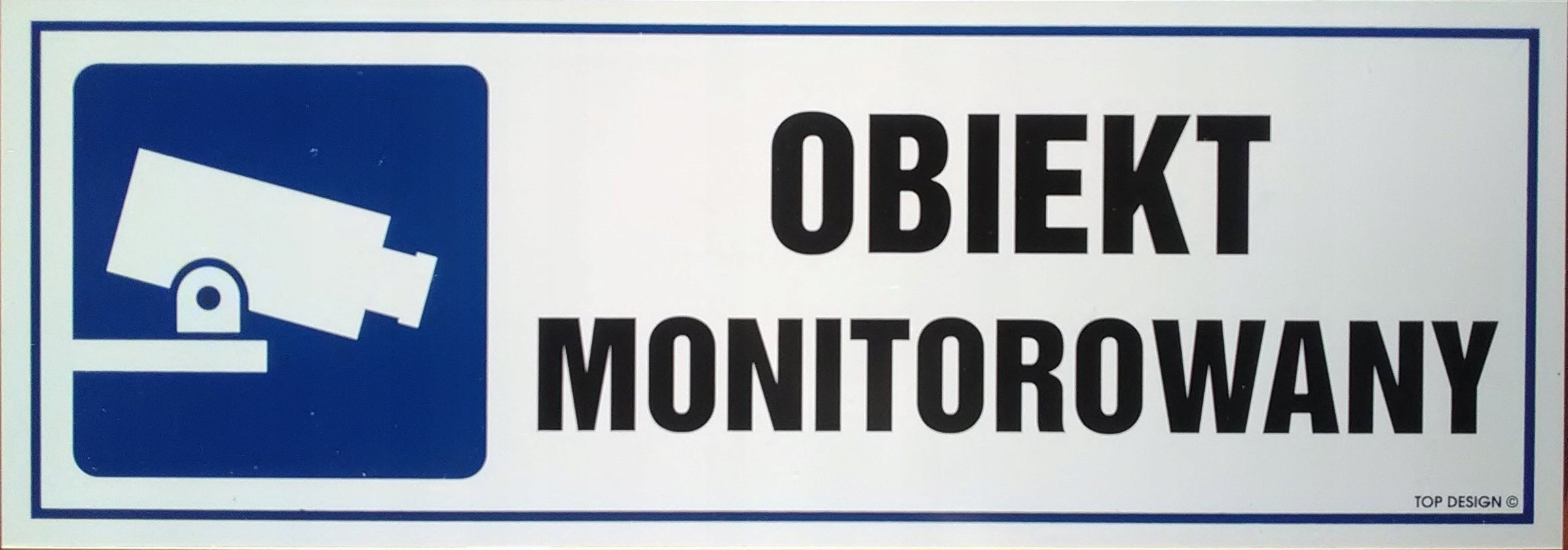 Mój dom Obiekt Monitorowany - Tabliczka 15 X 5 Pn - Płyta Libres Polska Sp Nc023_150X50_Pn 5904937403987