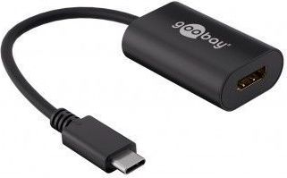 Adapter USB Goobay USB-C - HDMI Czarny (38532)