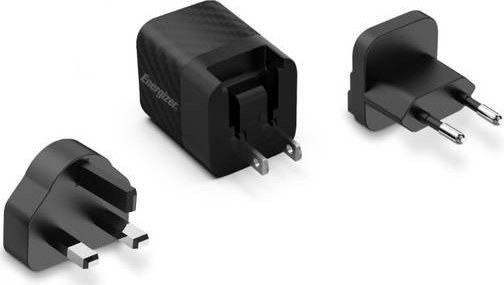 Ładowarka Energizer Energizer Ultimate - Ładowarka sieciowa Multiplug EU / UK / US GaN 20W PD (Czarny)