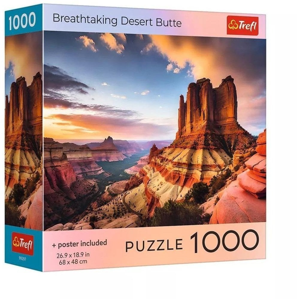 PUZZLE 1000 USAColl.BreathtakingDesertBut.USA99297