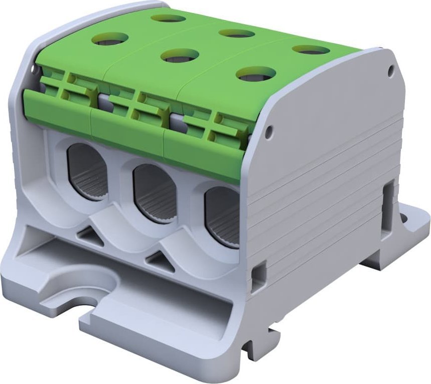 Simet Złączka szynowa gwintowa Al/Cu STB 50-3 (87360) SIMBLOCK zielony 81003005