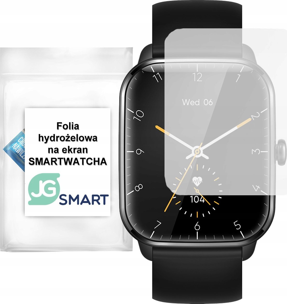 Folia ochronna hydrożelowa na ekran smartwatcha
