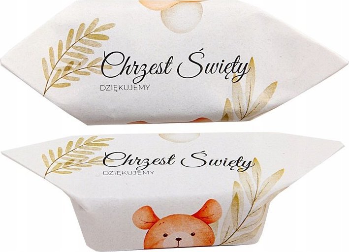 B&B Słodycze z Pomysłem Krówki na chrzest podziękowanie 1 kg WZÓR 2