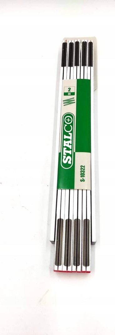 Stalco MIARA 2m BIAŁA SKŁADANA S-10322