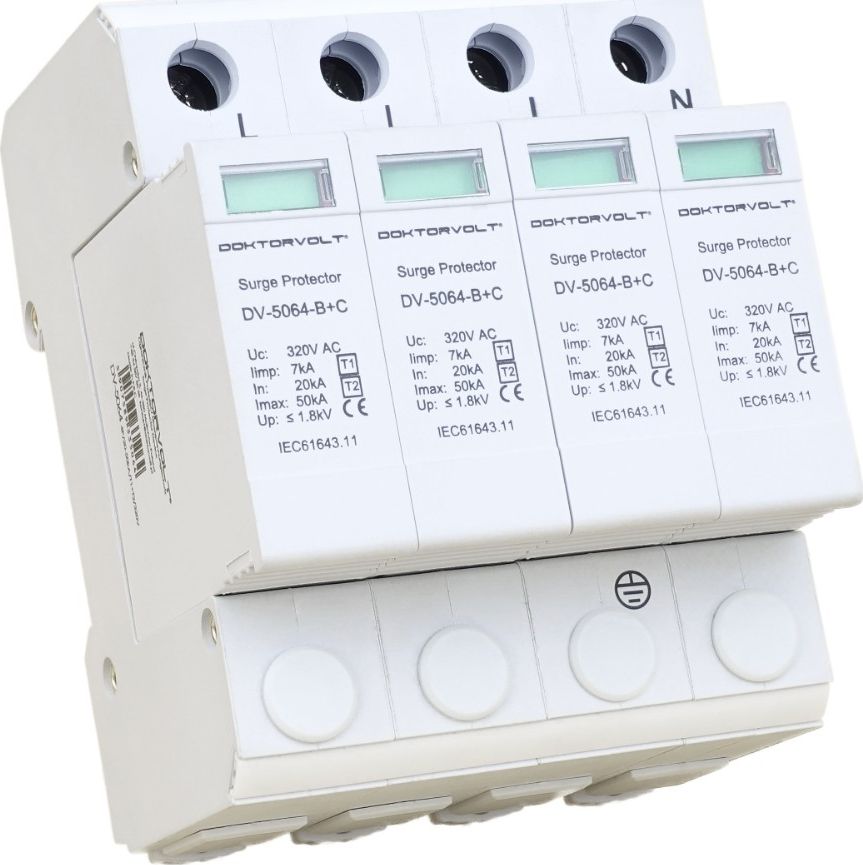 Doktorvolt Ogranicznik przepięć ochronnik 4P 20-50kA AC T1/T2 Doktorvolt 5064