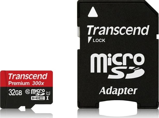 Karta Transcend Premium MicroSDHC 32 GB Class 10 UHS-I/U1 (TS32GUSDU1)