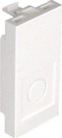 Efapel EFAPEL QUADRO45 ZAŚLEPKA Z WYTŁOCZENIEM 22,5X45 BIAŁY 45970 SBR