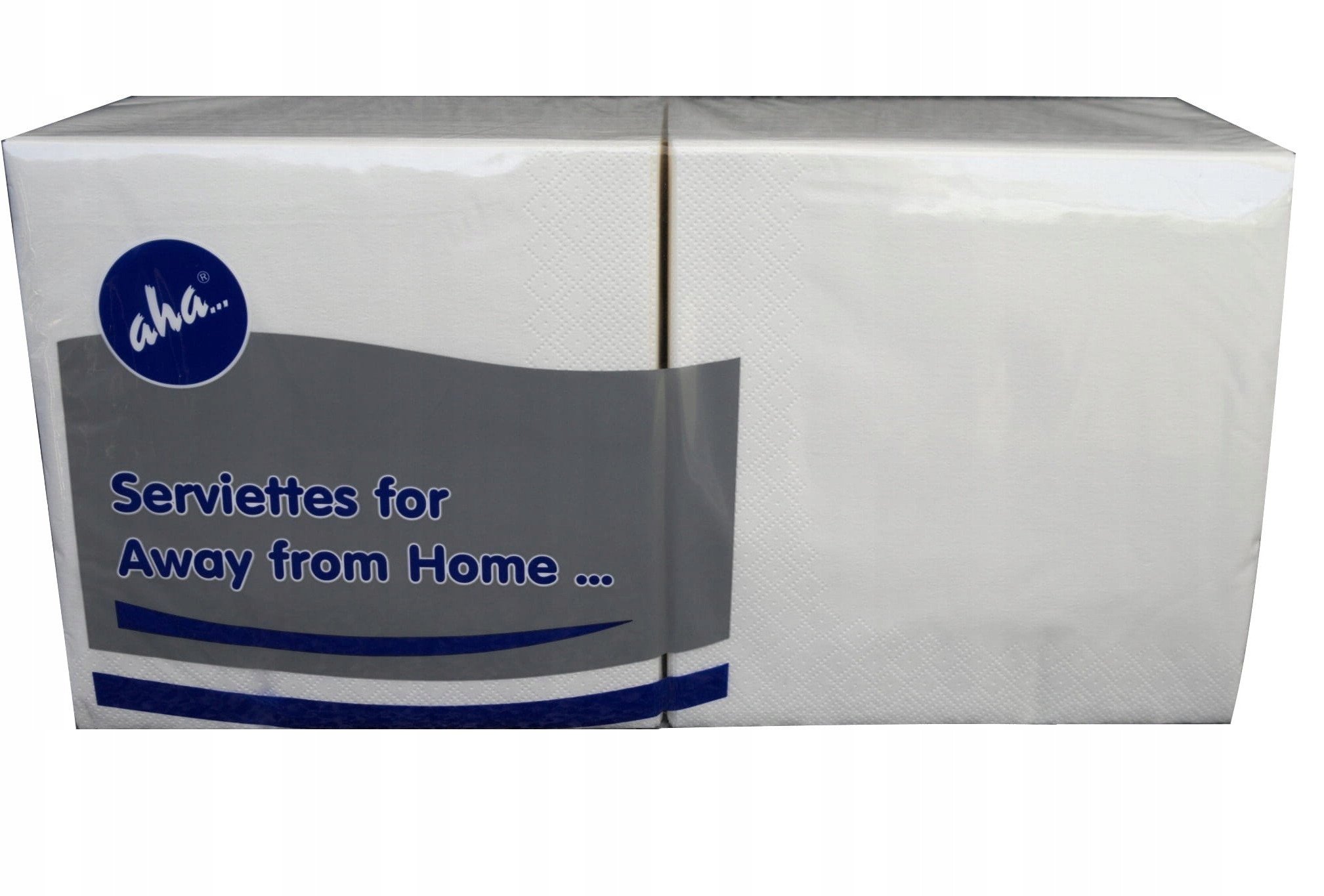 Serwetki AFH AHA, 2-warstwowe, składanie 1/4, 24x24cm, 200 szt., białe