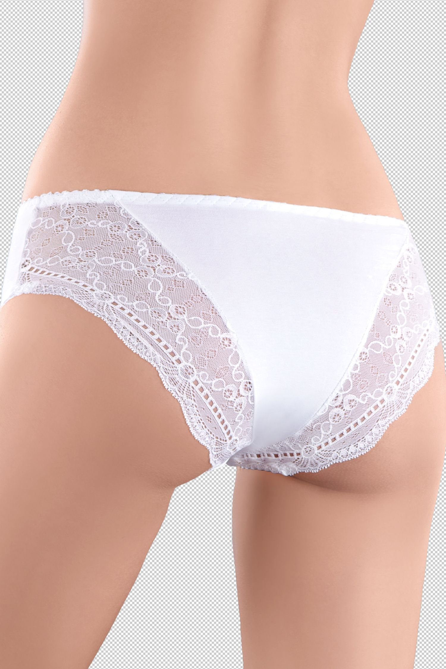 Modo (U) Figi damskie 114 białe r. M