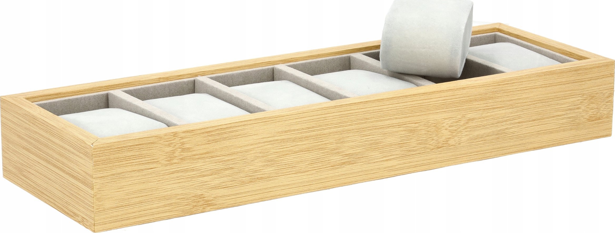 TACA EKSPOZYTOR NA ZEGARKI 6SZT DO SZUFLADY GARDEROBY ELEGANCKA G18