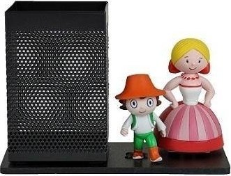 Tisso Toys Przybornik biurkowy z figurkami: Hanka i Cypisek