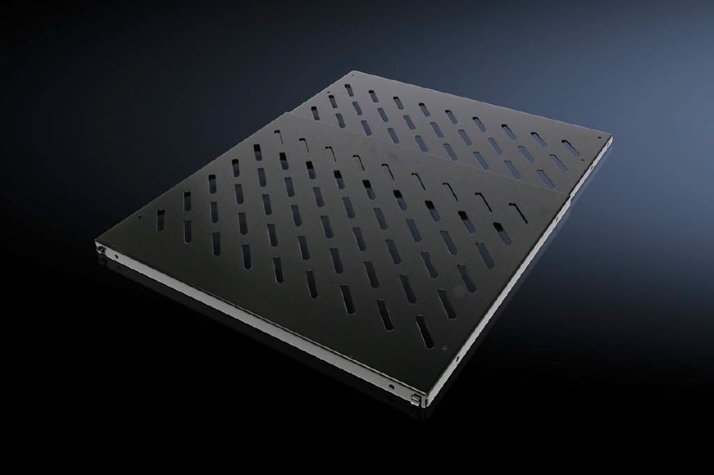 m_Rittal Półka urządzeniowa, montaż na stałe do otworów systemowych 482,6 mm (19"), z regulacją głębokości, do TS IT, TE (5501.655)