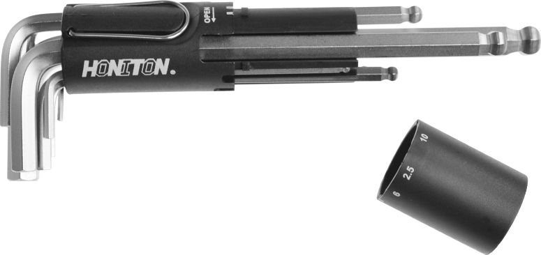 Honiton HONITON KLUCZE IMBUSOWE TYP L, KULĄ KOMPLET 8 elem. 2,0,2,5,3,0 ,4,0 ,5,0,6,0 ,8,0 10,0mm H-158