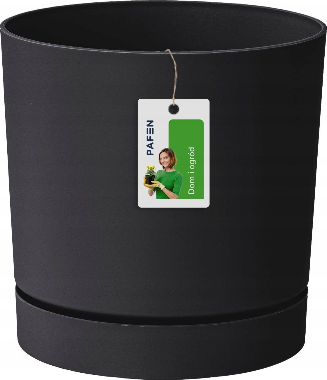 Prosperplast Okrągła doniczka Donica TUBO P DPOP110 Antracyt